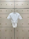 Knotted Twist Knit Crop Top