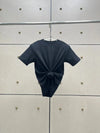 Knotted Twist Knit Crop Top