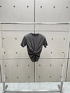 Knotted Twist Knit Crop Top