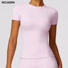 Breathable Short Sleeve Running Top