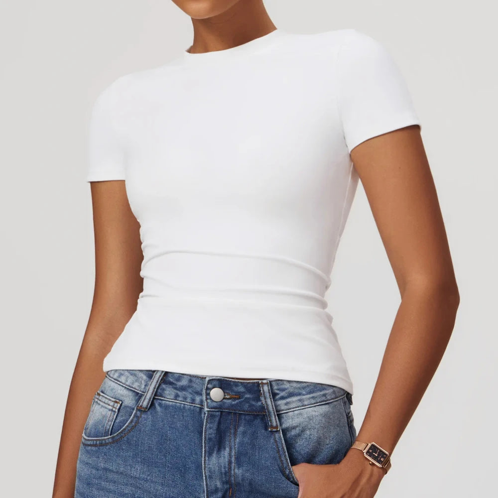 Breathable Short Sleeve Running Top
