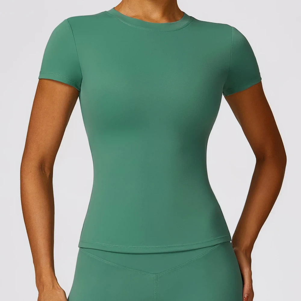 Breathable Short Sleeve Running Top