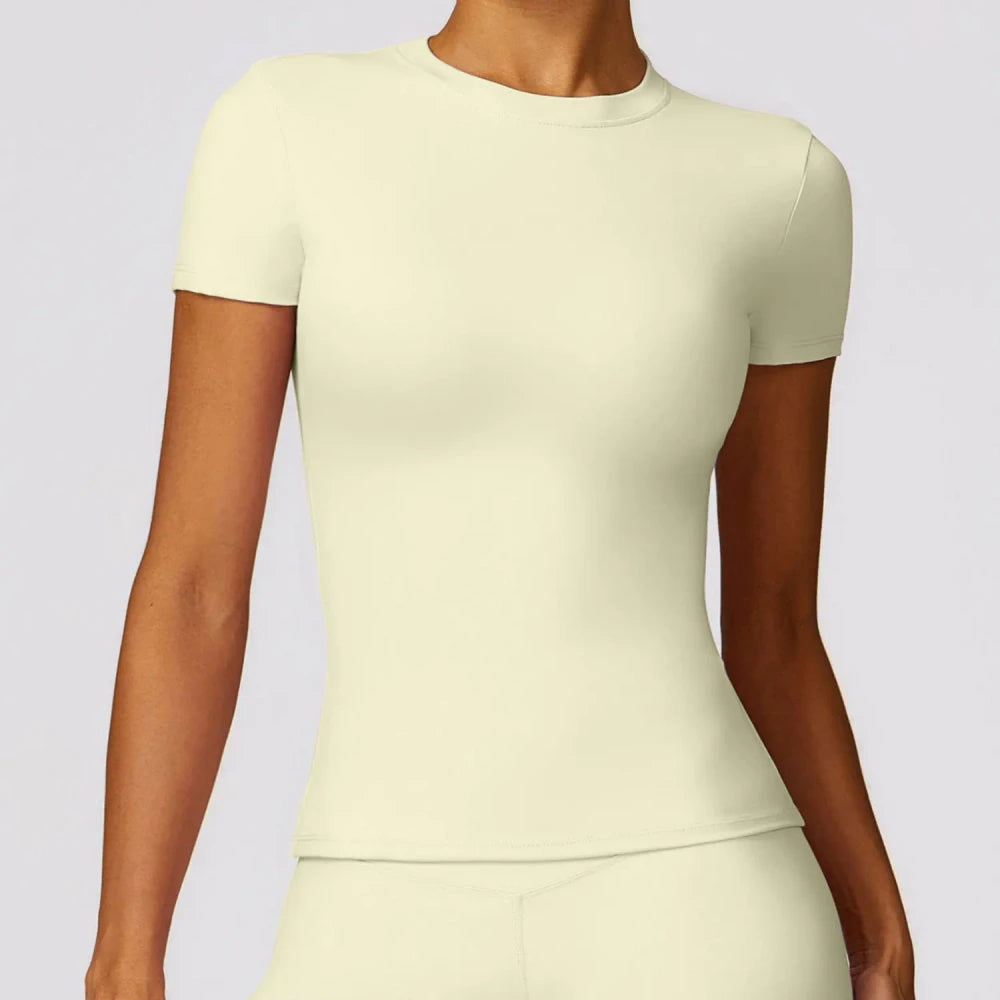 Breathable Short Sleeve Running Top