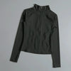 Long Sleeve Zip Yoga Top