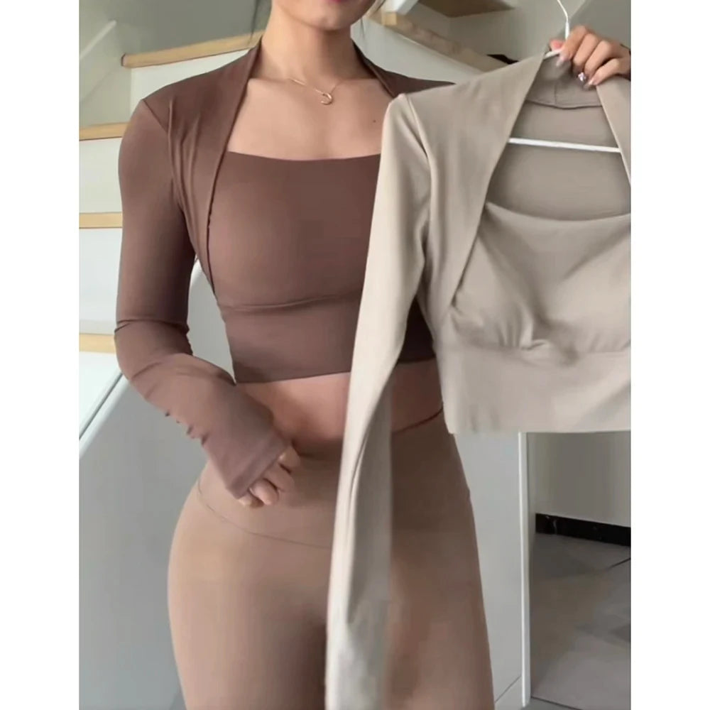 Seamless Long Sleeve Yoga Top