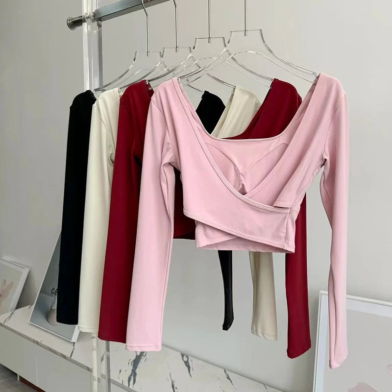 Slimming Long Sleeve Yoga Top