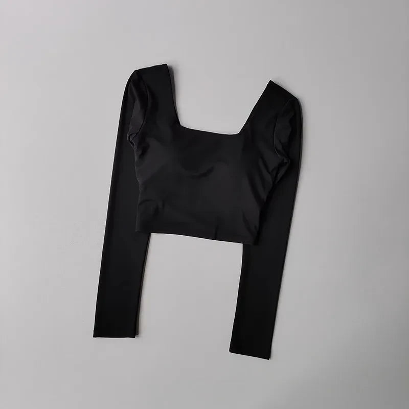 Slimming Long Sleeve Yoga Top