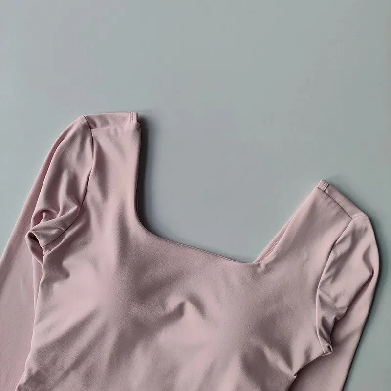 Slimming Long Sleeve Yoga Top