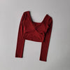 Slimming Long Sleeve Yoga Top