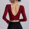 Slimming Long Sleeve Yoga Top